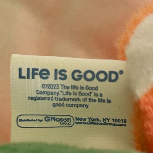 Life Is Good Sea Turtle Plush Dog Toy Gift Stuffed Animal Ocean Beach Decor - Picture 7 of 8